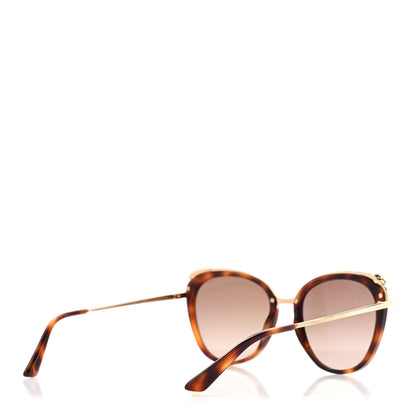Cartier Acetate Panthere De Cartier Cat Eye Sunglasses CT0150S Tortoise Gold 4 of 7