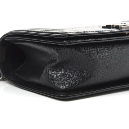 Chanel Caviar Quilted Medium Boy Flap Black 9 of 11