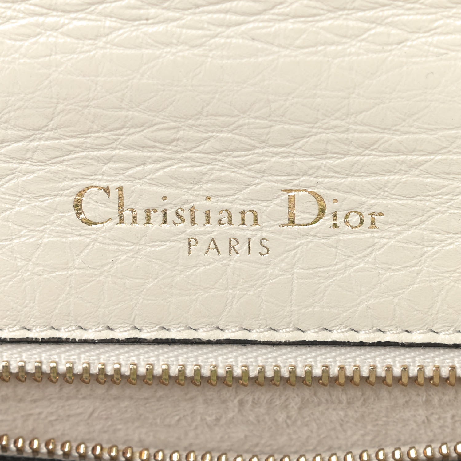 Christian Dior Grained Calfskin Small Diorama Flap Bag Off White 10 of 13