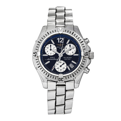 Breitling Stainless Steel 38mm Colt ChronoOcean Chronograph Quartz Watch Blue A53350 1 of 5