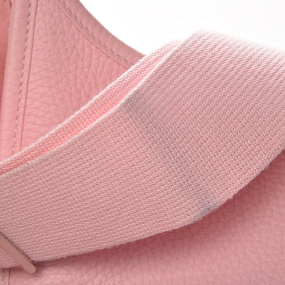 Hermes Taurillon Clemence Evelyne III PM Rose Sakura 9 of 10
