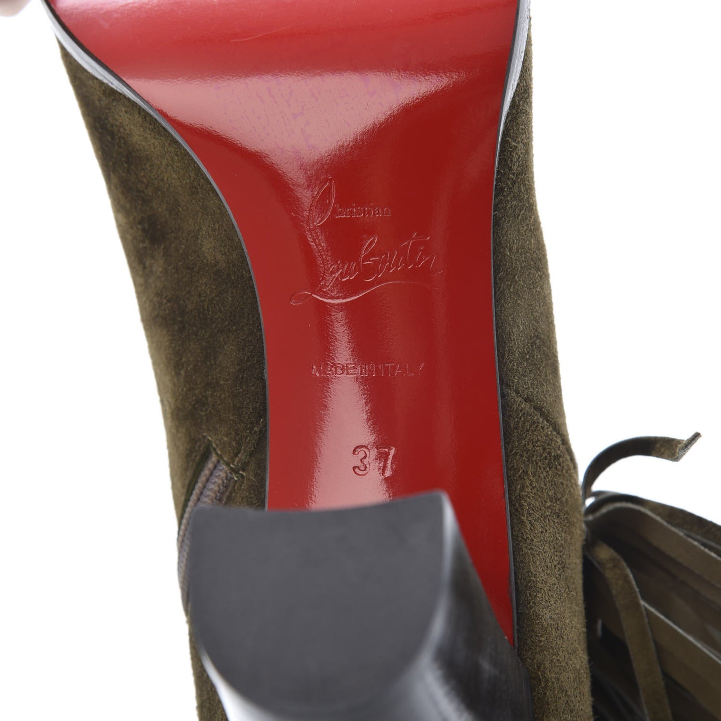 Veau Velours Jimmynetta 70 Ankle Boots 37 Bronze Tomoro Luc