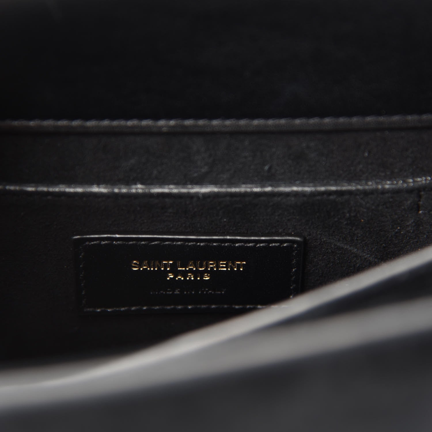 Saint Laurent Suede Leopard Print Mini Classic Monogram Cassandra Top Handle Manto Naturale Black 9 of 11
