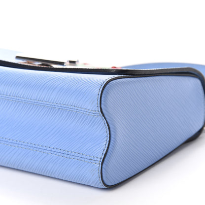 Louis Vuitton Epi Tropical Birds Twist Shoulder Bag MM Bleuet 7 of 10