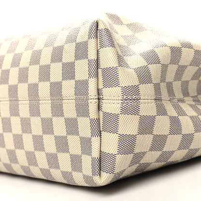 Louis Vuitton Damier Azur Graceful MM Rose Ballerine 9 of 11