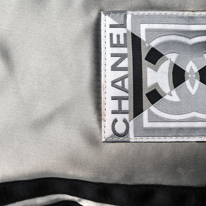 Chanel Metallic Nylon Sport CC Messenger Dark Silver 13 of 19