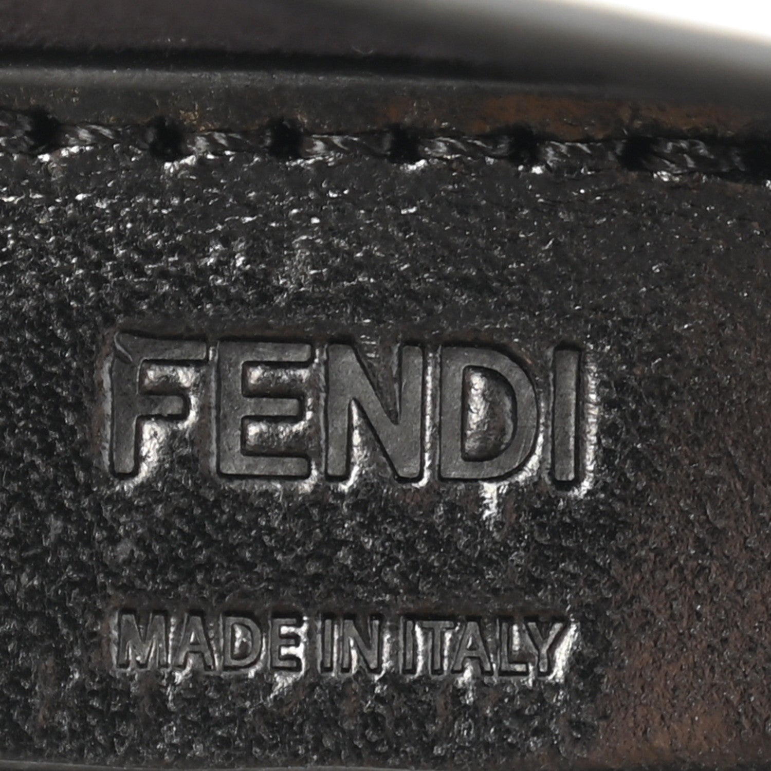 Fendi Vitello Snakeskin F is Fendi Flower Micro Kan I Shoulder Bag Black Multicolor 6 of 11