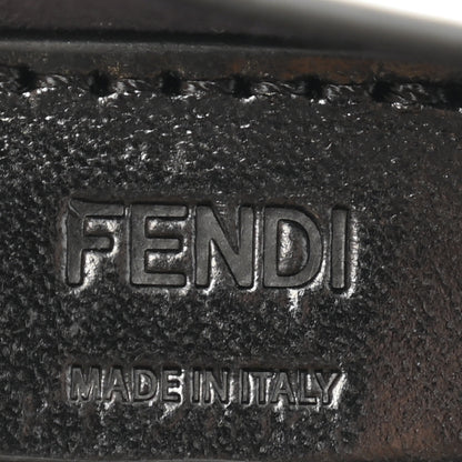 Fendi Vitello Snakeskin F is Fendi Flower Micro Kan I Shoulder Bag Black Multicolor 6 of 11