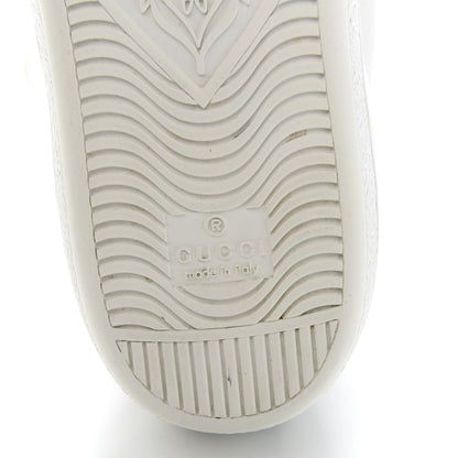 Gucci Calfskin Web Crystal Womens Mouth Ace Sneakers 38 White 8 of 9