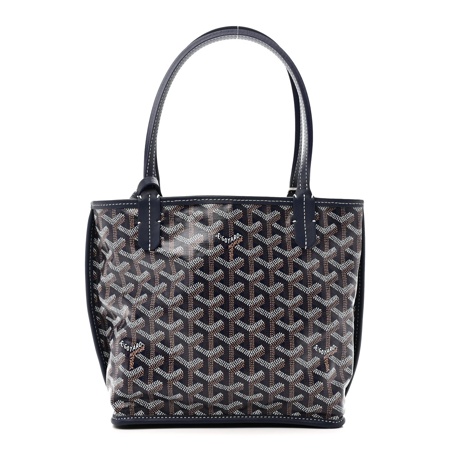 Goyard Goyardine Reversible Mini Anjou Navy 1 of 17