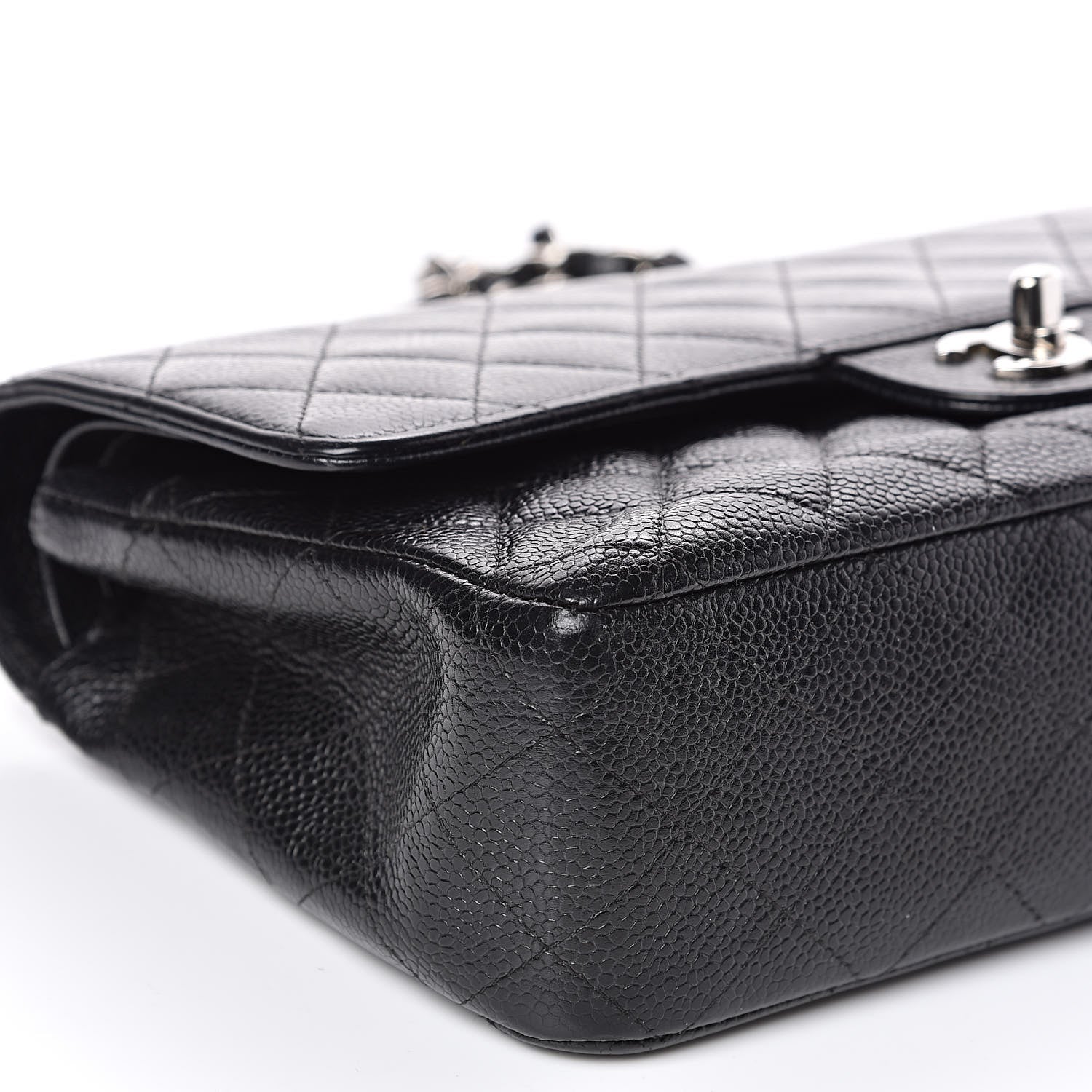 Chanel Caviar Quilted Medium Double Flap Black 8 of 16