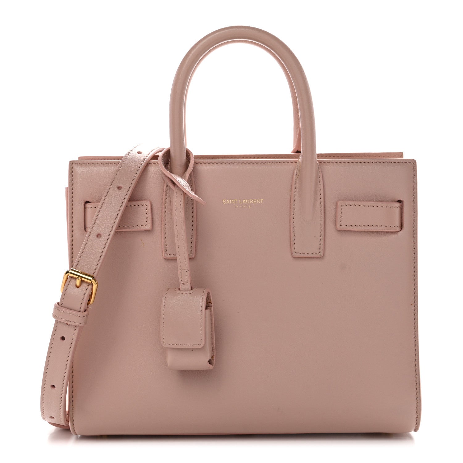 Saint Laurent Calfskin Nano Sac De Jour Pale Pink 1 of 11