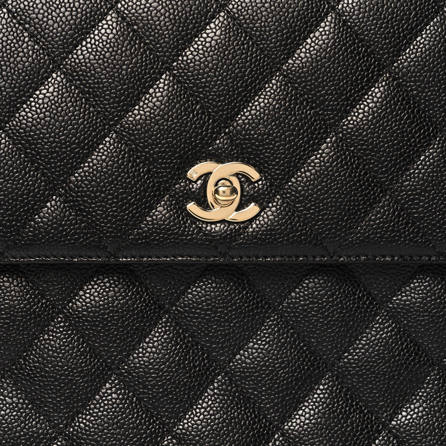 Chanel Caviar Quilted Jumbo Kelly Flap Black 8 of 10