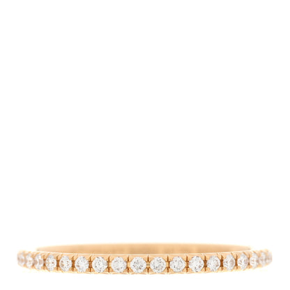 Tiffany 18K Yellow Gold Diamond Metro Band Ring 50 5.5 1 of 4