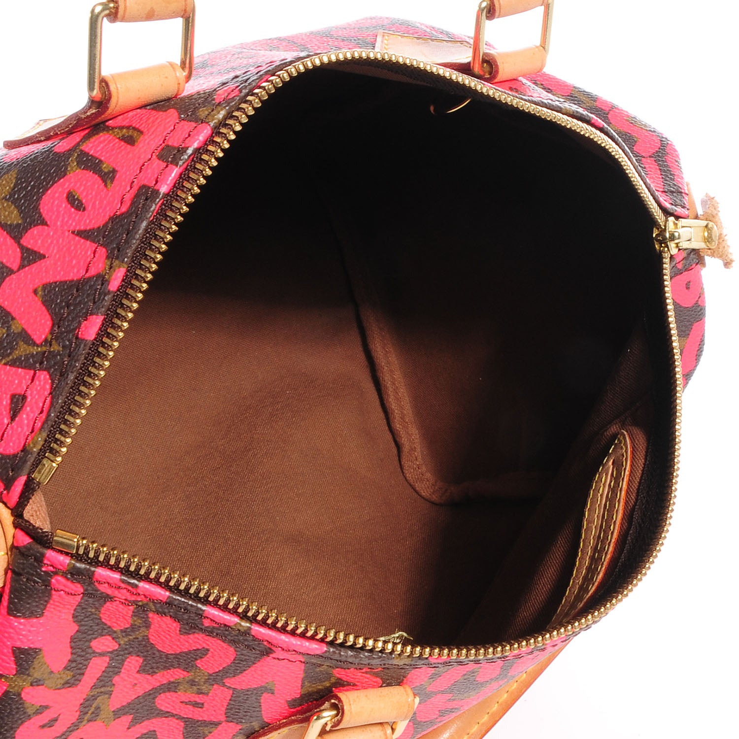 Louis Vuitton Monogram Graffiti Speedy 30 Fuchsia 5 of 7