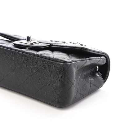 Chanel Caviar Quilted Mini Rectangular Flap Black 6 of 9