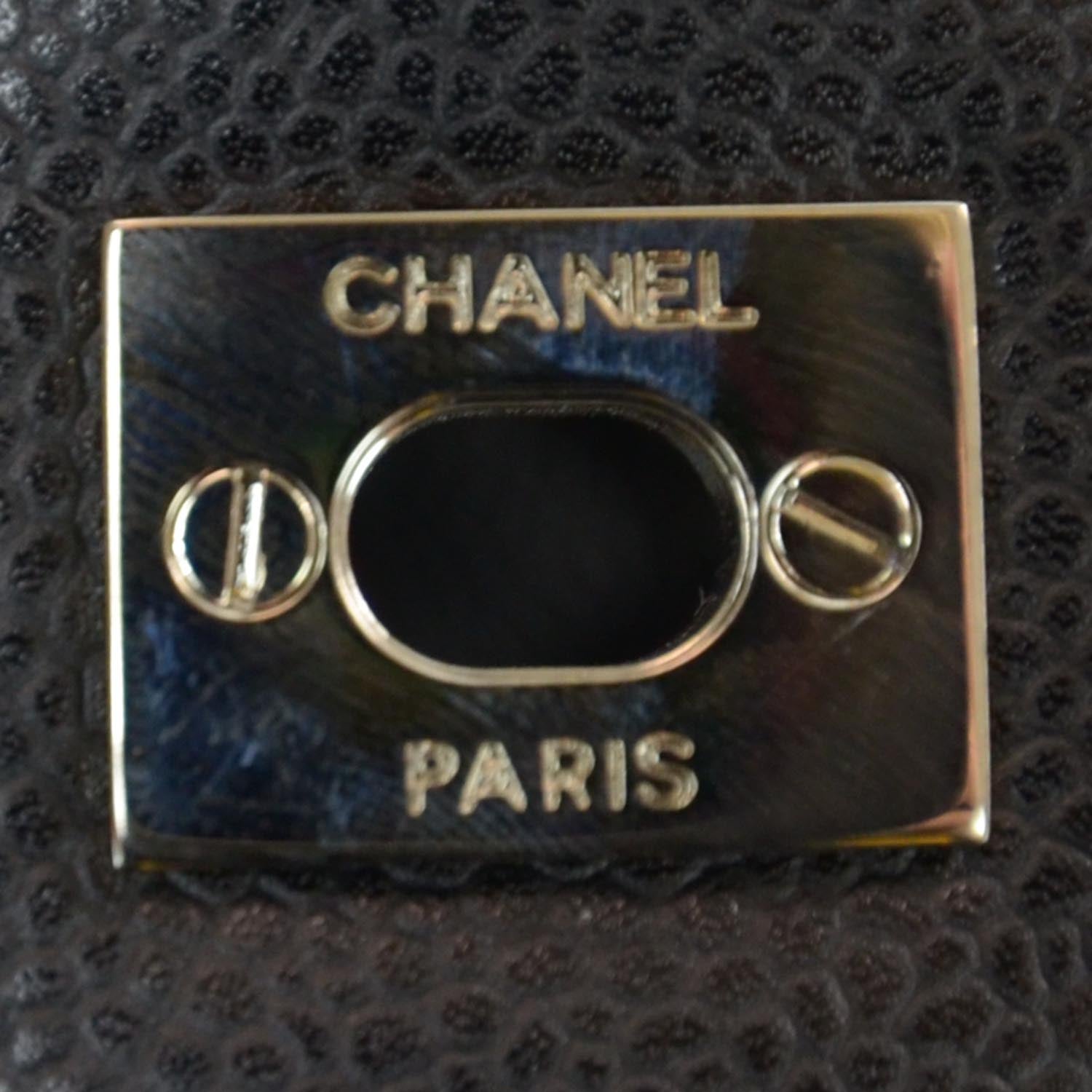 Chanel Caviar Jumbo Single Flap Black 10 of 10