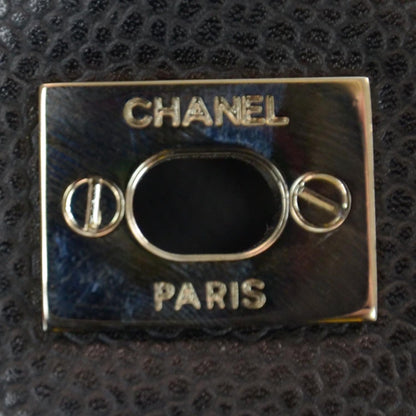 Chanel Caviar Jumbo Single Flap Black 10 of 10