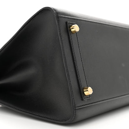 Hermes Madame Calfskin Birkin Sellier 30 Black 9 of 13