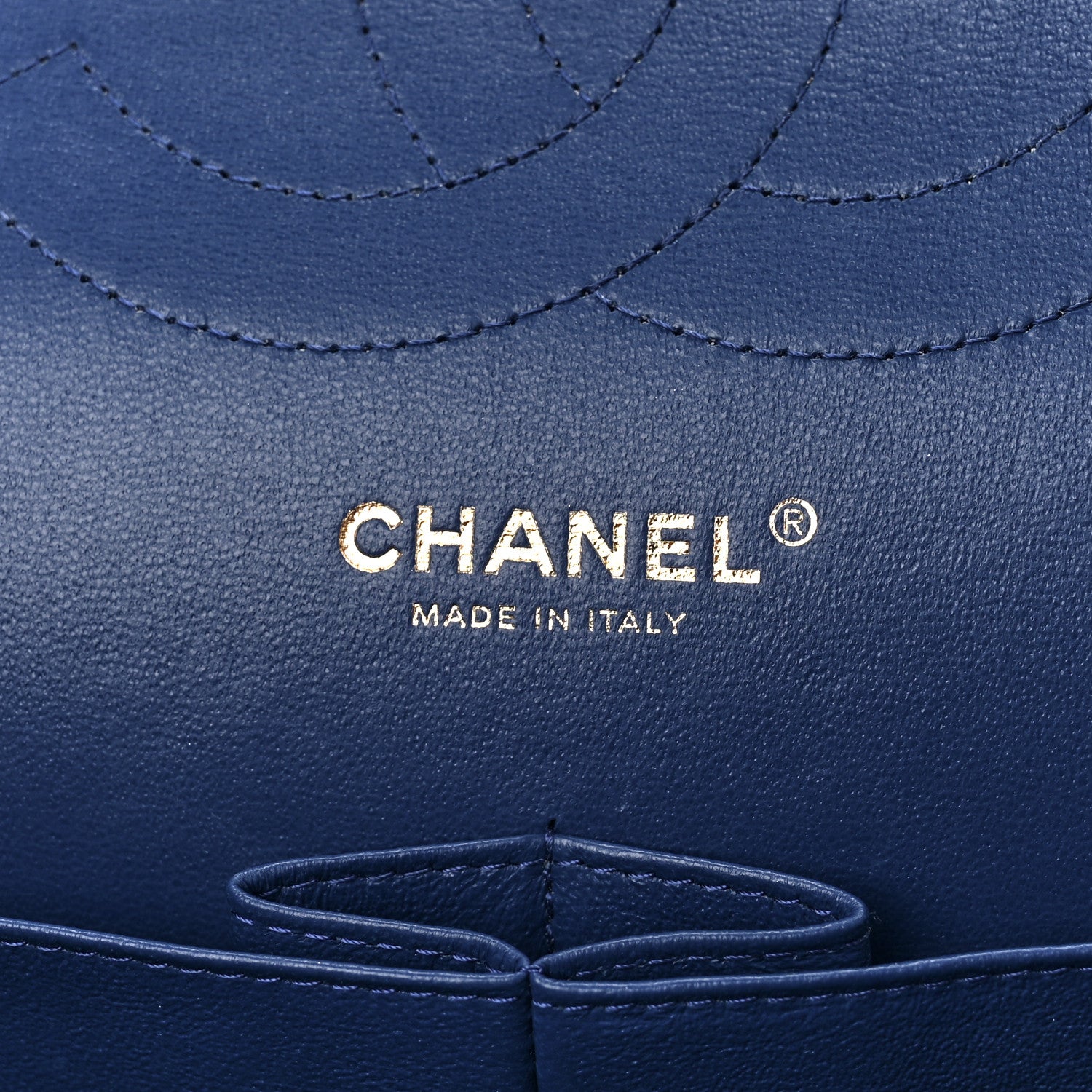 Chanel Caviar Quilted Jumbo Double Flap Navy 6 of 11