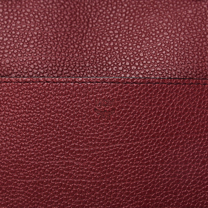 MCM Grained Calfskin Medium Ella Boston Sash Burgundy 8 of 12