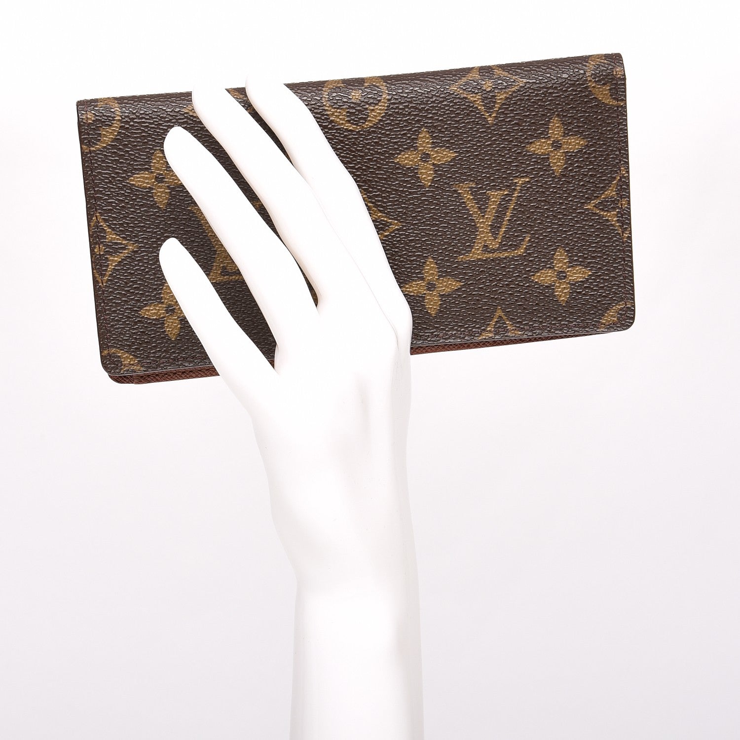 Louis Vuitton Monogram Simple Checkbook Holder Wallet Cover 2 of 6