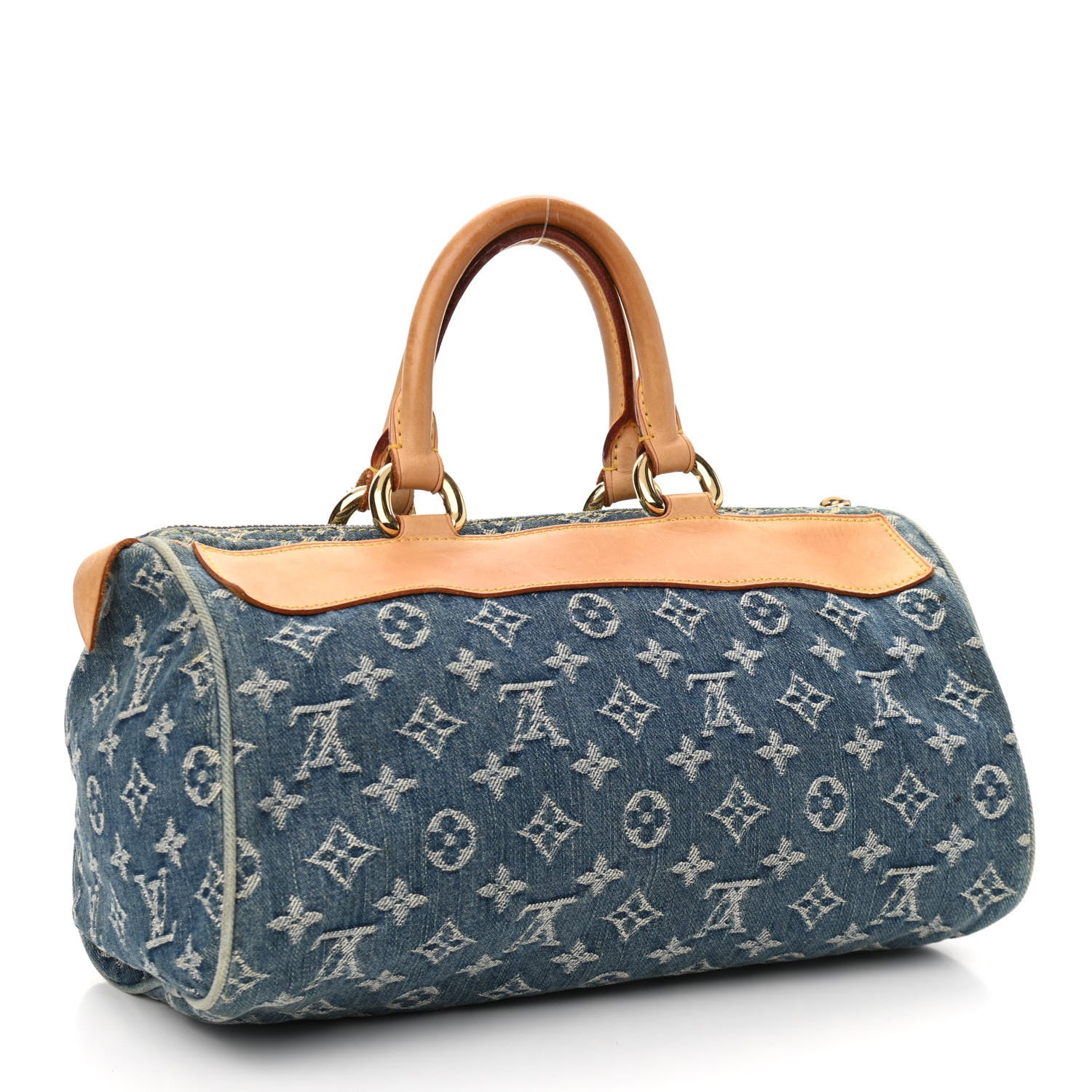 Louis Vuitton Monogram Denim Neo Speedy Blue 3 of 12