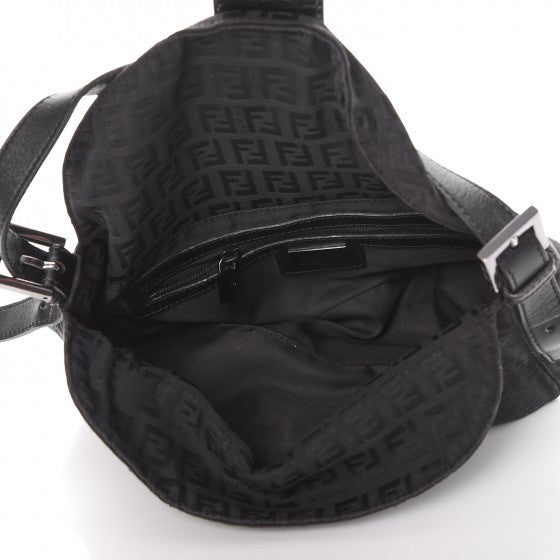 Fendi Zucchino Baguette Black 5 of 9