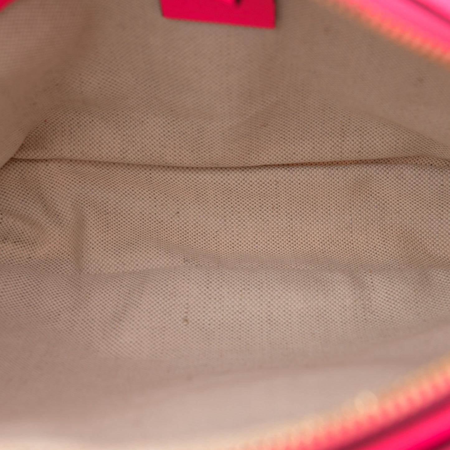 Canvas Flora Floral Shoulder Bag White Fuchsia Fluo