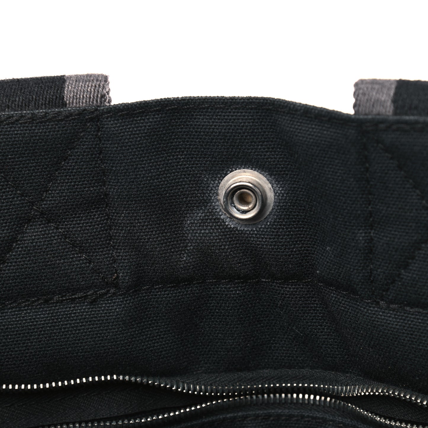Canvas Herline PM Tote Black