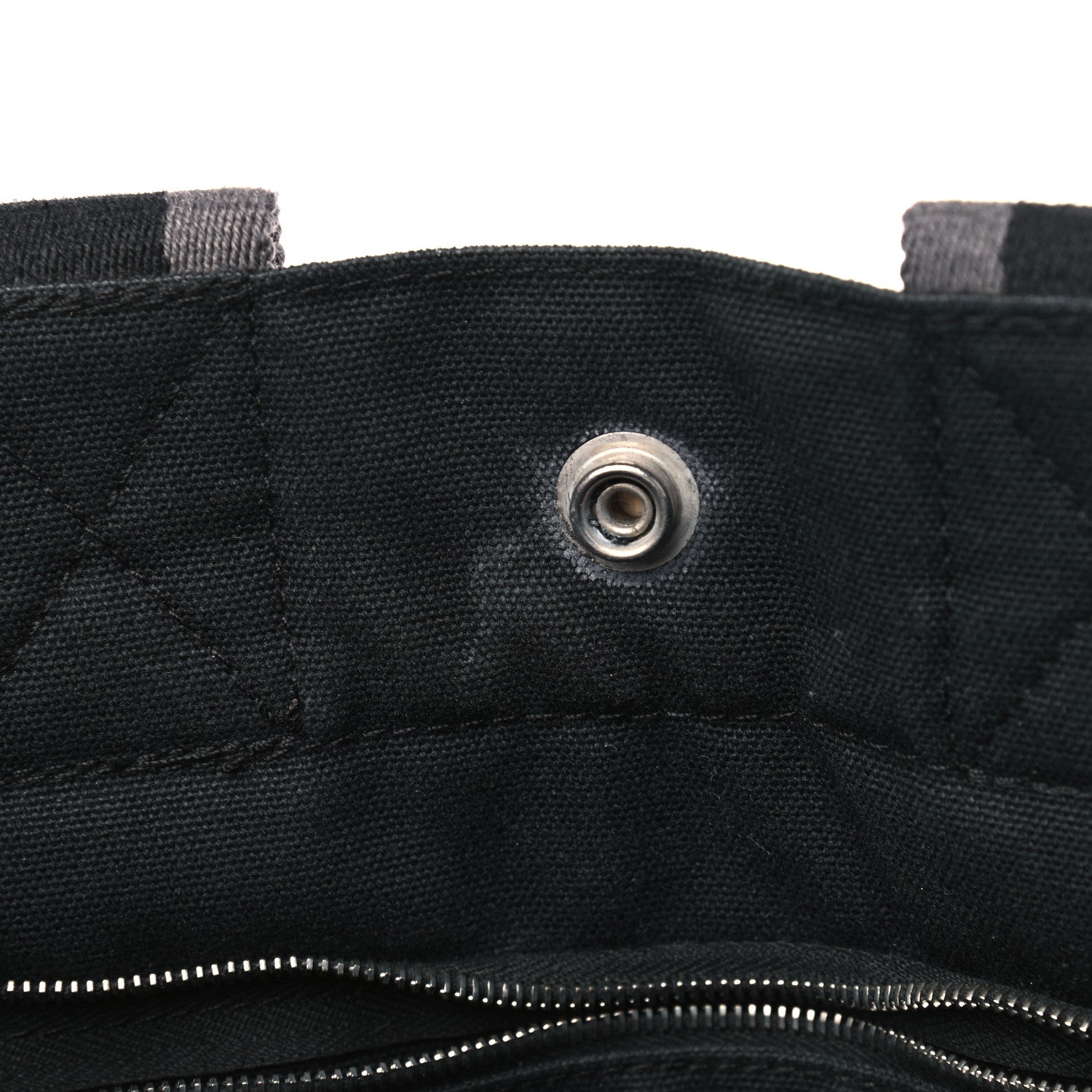 Hermes Canvas Herline PM Tote Black 5 of 9