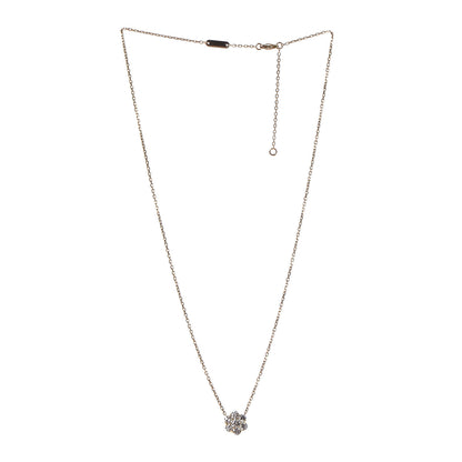 Van Cleef & Arpels 18K Yellow Gold Diamond Large Fleurette Pendant Necklace 3 of 6