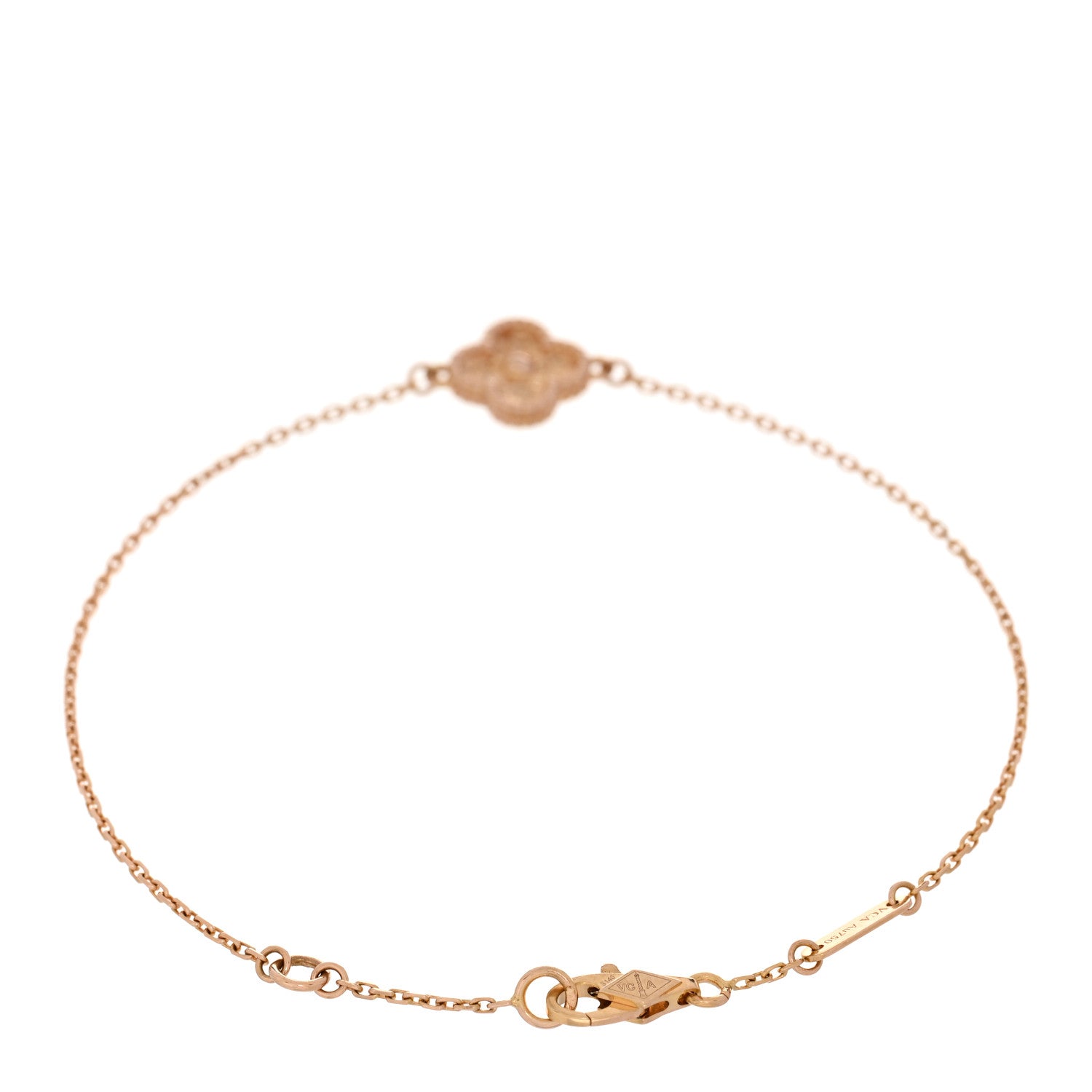 Van Cleef & Arpels 18K Rose Gold Sweet Alhambra Bracelet 2 of 4