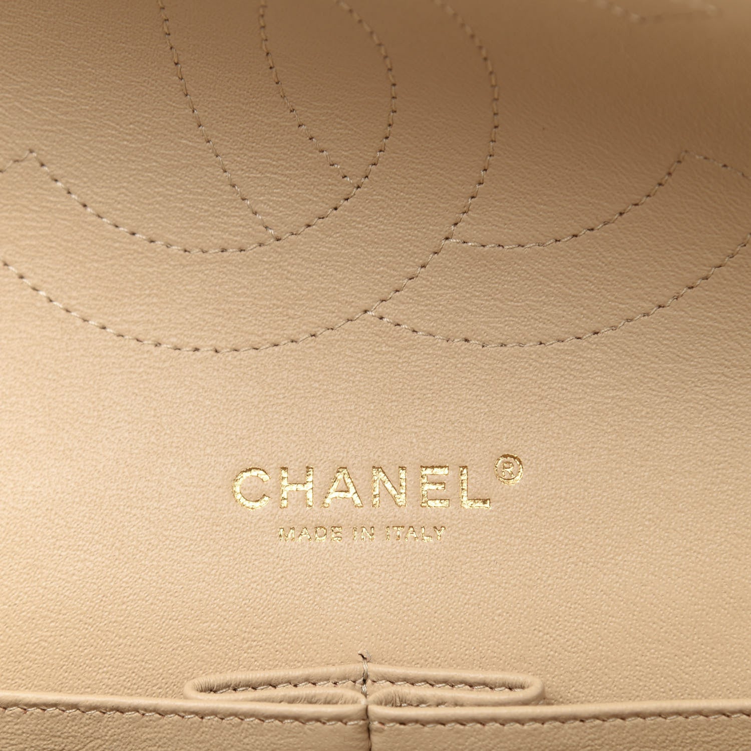 Chanel Lambskin Quilted Jumbo Double Flap Beige Clair 6 of 13