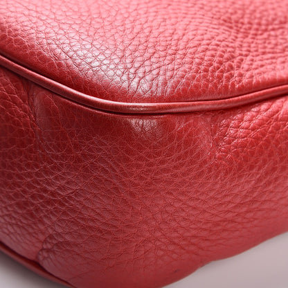 Gucci Pebbled Calfskin Small Soho Disco Bag Vibrant Red 18 of 18