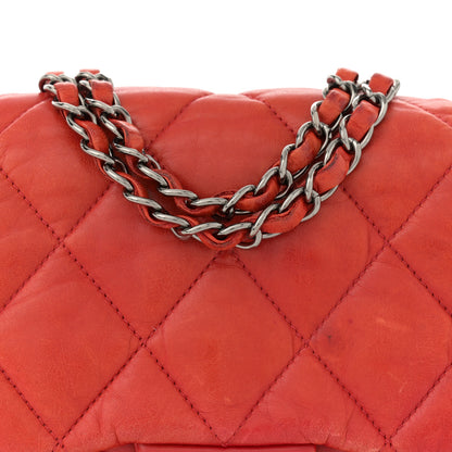 Chanel Lambskin Quilted Mini Chanel 3 Flap Red 9 of 13