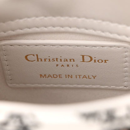 Christian Dior Toile de Jouy Mexico Motif Microbead Embroidered Micro Lady Dior Multicolor 6 of 10