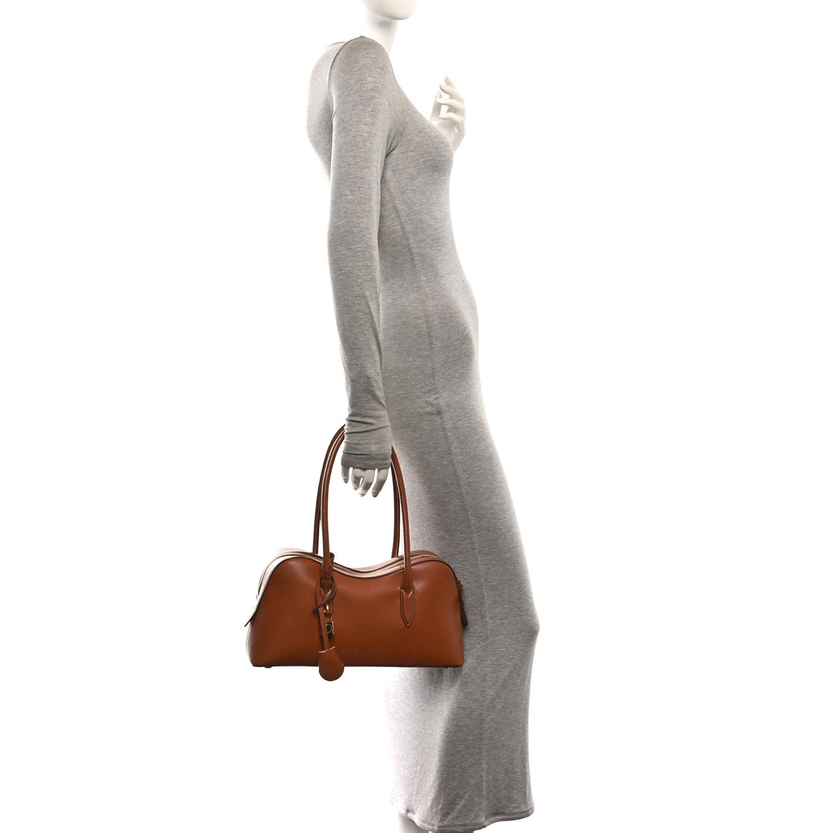 Stella McCartney Eco Grainy Alter Mat Ryder Shoulder Bag Brandy 2 of 9