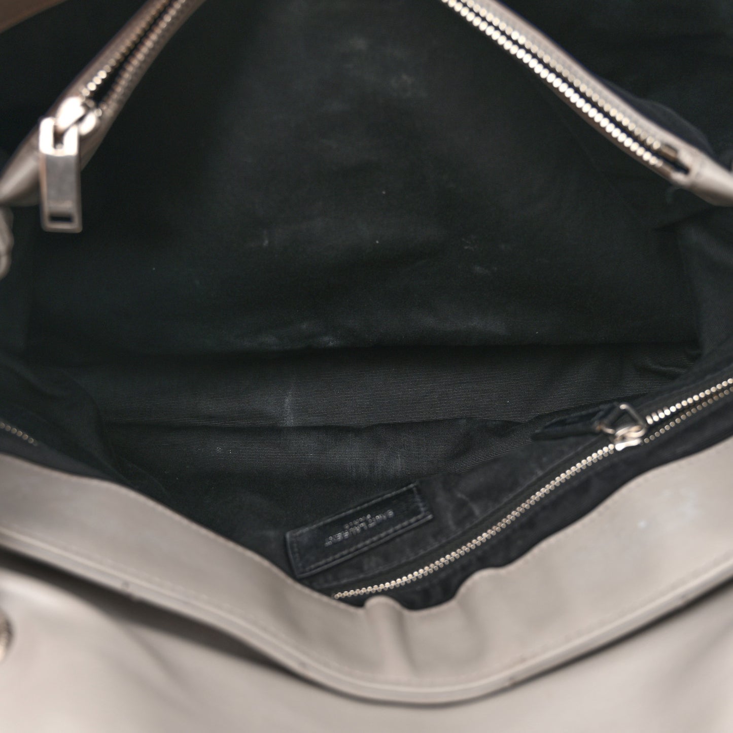 Calfskin Y Quilted Monogram Large Loulou Chain Satchel Earth