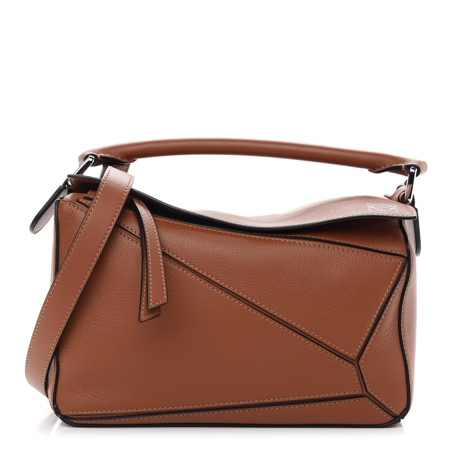 Calfskin Small Puzzle Bag Tan