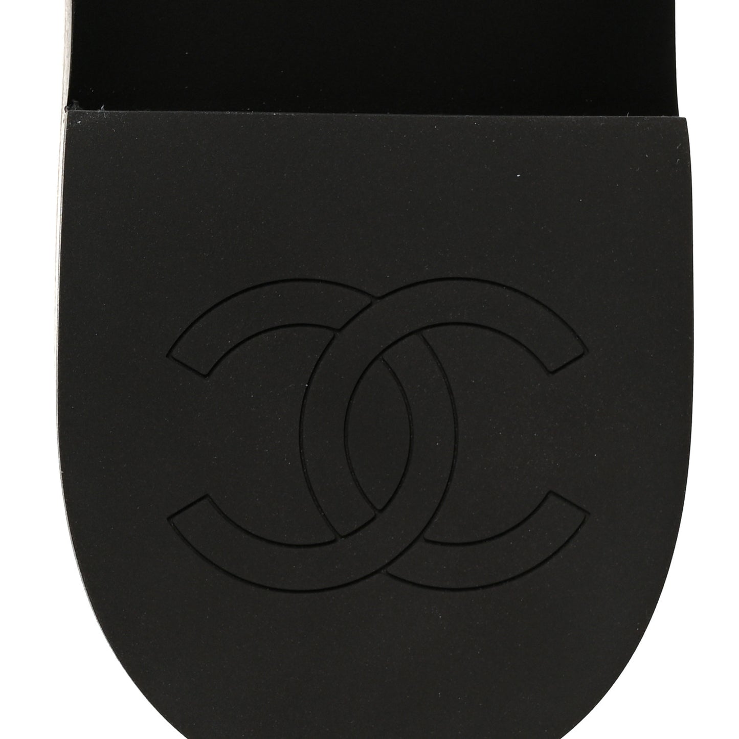 Goatskin CC Times Square Thong Sandals 40 Black
