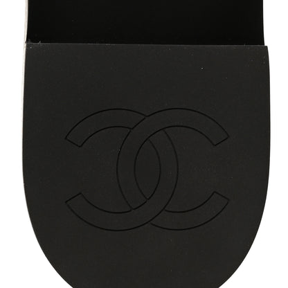 Chanel Goatskin CC Times Square Thong Sandals 40 Black 8 of 11