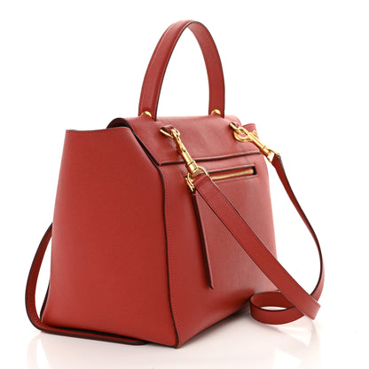 Celine Grained Calfskin Mini Belt Bag Coquelicot 3 of 10
