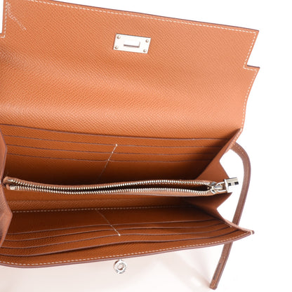 Hermes Epsom Kelly Longue Wallet Gold 5 of 16
