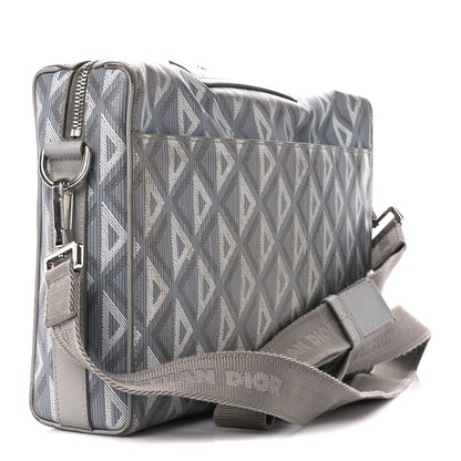 Christian Dior Coated Canvas CD Messenger Gray 3 of 13