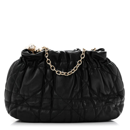 Christian Dior Gaufre Lambskin Cannage Delices Mini Bag Black 1 of 10