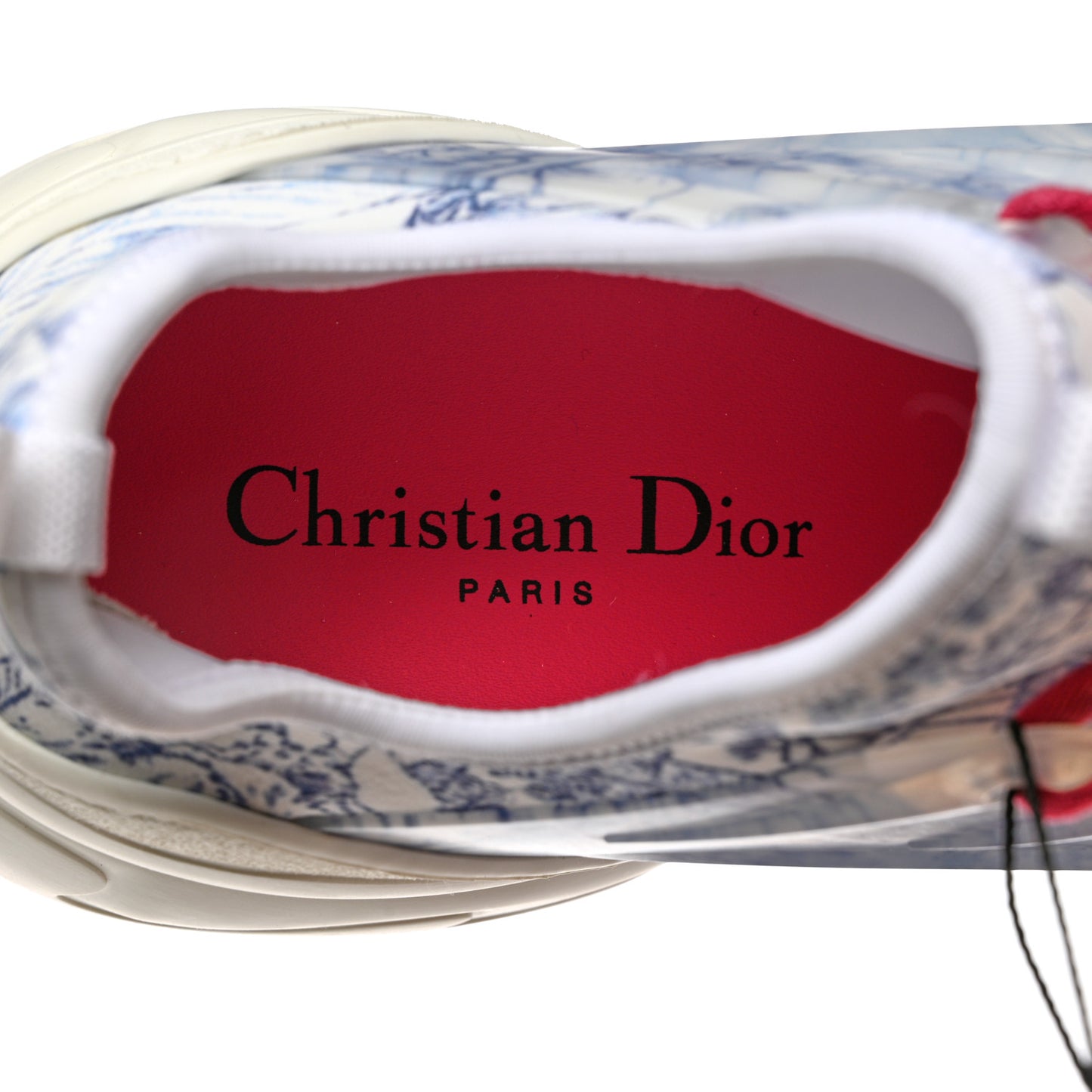 Technical Fabric Dior Around the World Print Womens D-Connect Sneakers 39 Blue Multicolor