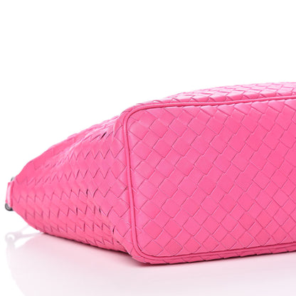 Bottega Veneta Nappa Intrecciato Small Shoulder Bag Rosa Shock 10 of 11