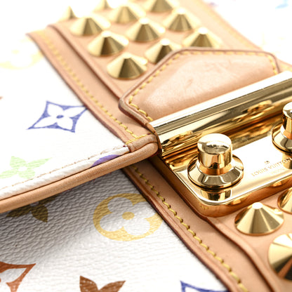 Louis Vuitton Monogram Multicolor Courtney Clutch White 10 of 10