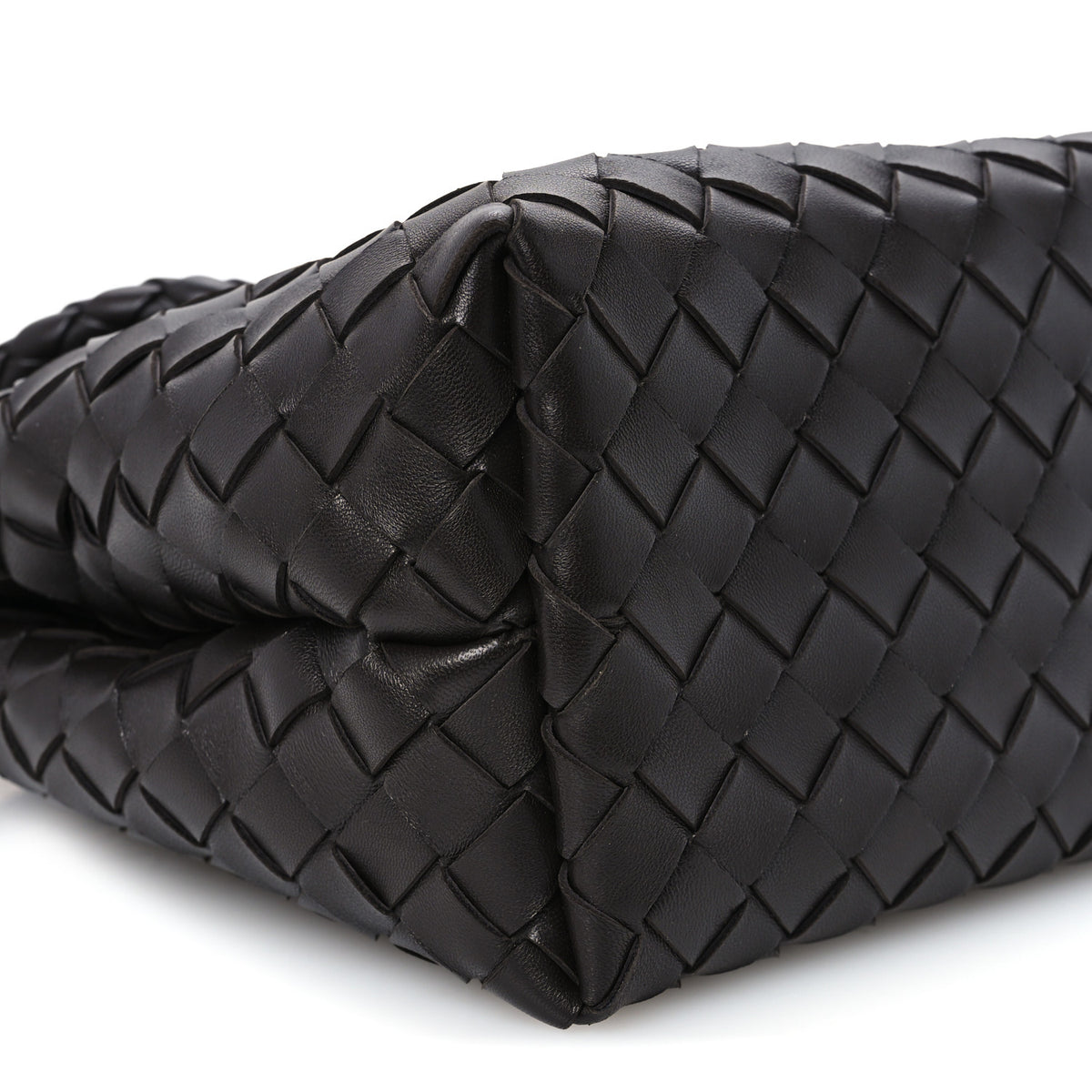 Nappa Intrecciato Medium Andiamo Shoulder Bag Fondant